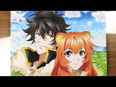 Desenhando NAOFUMI E RAPHTALIA | Tate no Yuusha no Nariagari