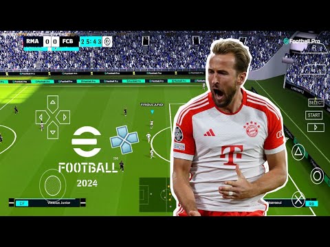 EFOOTBALL PES 2024 PPSSPP ORIGINAL PS5 On Android& ISO BEST Graphics Offline