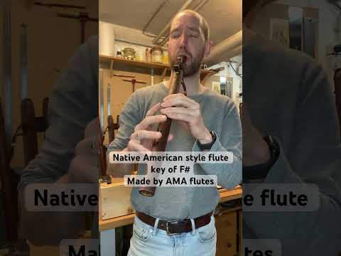 Quick sound check on a F# flute in 440hz #nativeamericanstyleflute #creative #create #432hz