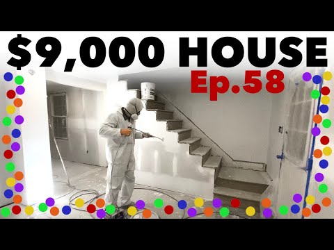 $9,000 HOUSE - BIG TRANSFORMATION - PAINTING - Ep. 58