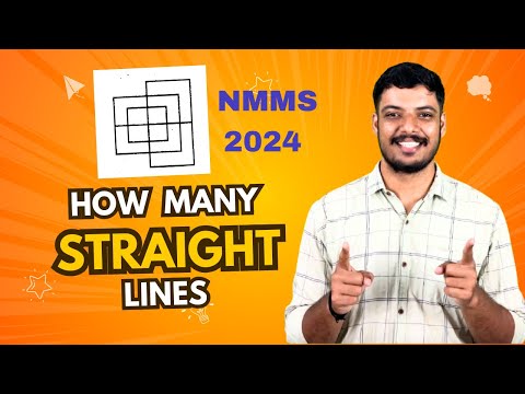 HOW MANY STRAIGHT LINES | COUNTING OF FIGURE | NMMS MAT QUESTIONS | 90 Q