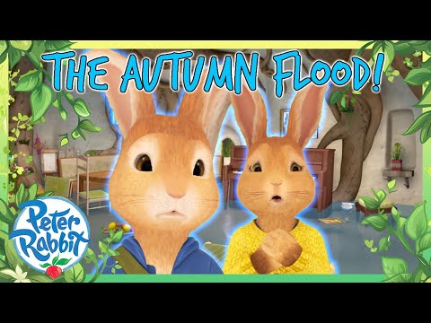 @OfficialPeterRabbit - 🍂💦 The Autumn Flood 💦🍂 | Autumn Adventures | Cartoon for Kids