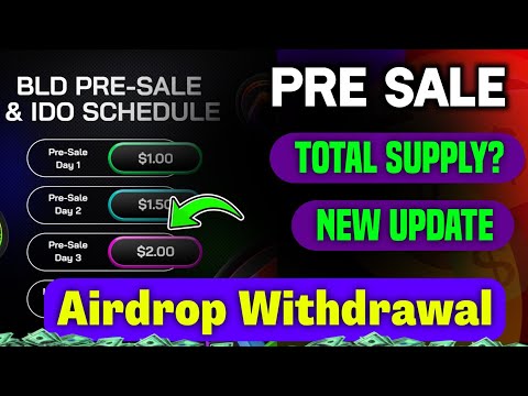 Blove Dapp Pre Sale BLD Token & IDO Schedule New Update | Blove Dapp Airdrop New Update