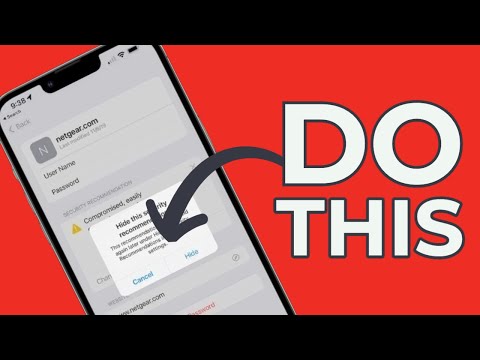 How To Hide iCloud Password Recommendations