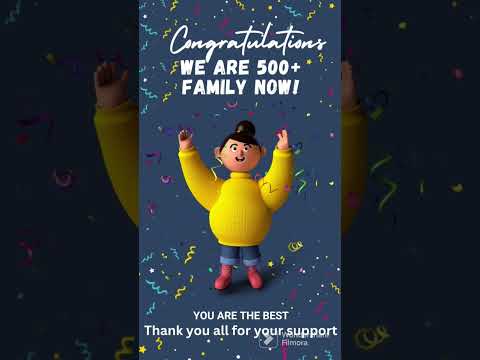 we are 500+ family now 🥳🥳 #motivation #dontgiveup #workhard #congratulations