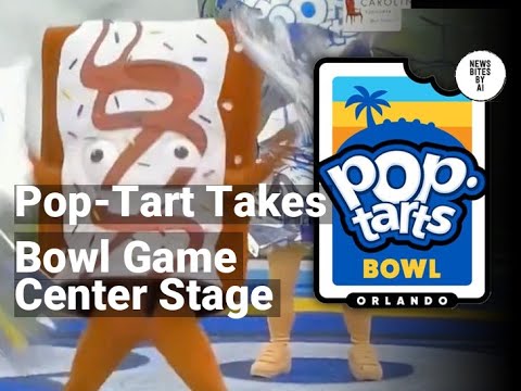 Pop-Tart Mascot Goes Wild at Bowl Game