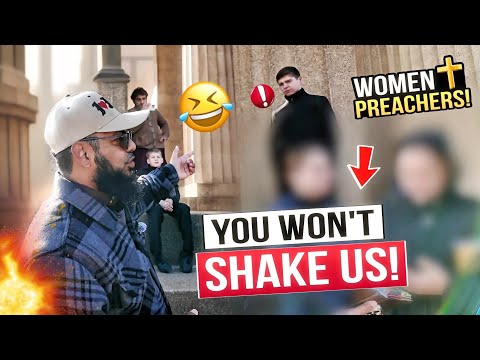 [EPIC DEBATE!!]🔥👭😂WOMEN PREACHERS MEETS THE WRONG MUSLIM!! Amish Christians v/s Shaykh Uthman!