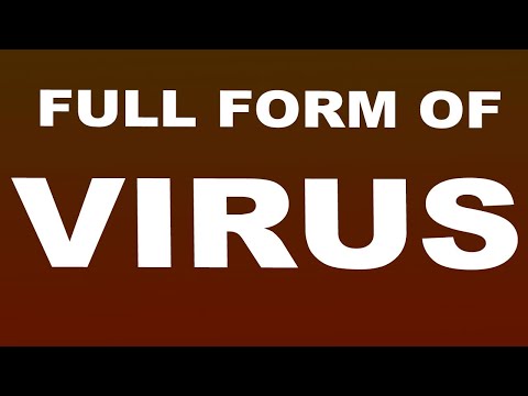 Full Form of VIRUS | What is VIRUS Full Form | VIRUS Abbreviation