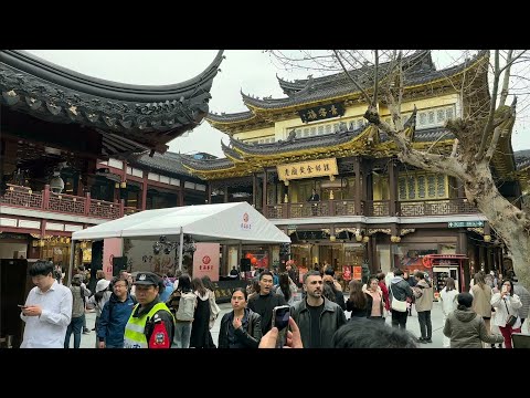 🇨🇳 CHINESE STREET FOOD, SHOCKINGLY CLEAN AND BEAUTIFUL CHINA 2024, SHANGHAI WALKING TOUR, 4K HDR