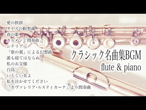 【作業BGM】クラシック名曲集【フルート&ピアノ】