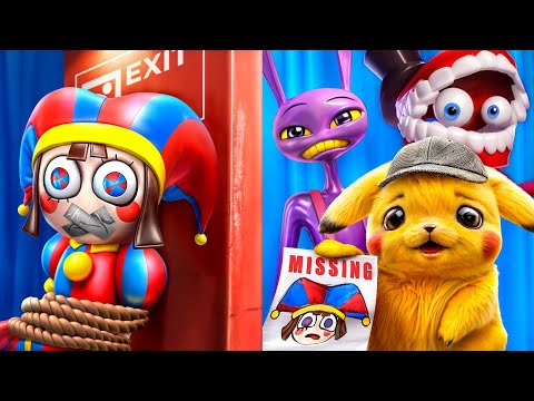 Kind Pomni is Vermist! Detective Pikachu in The Amazing Digital circus! Pomni vs Ragatha vs Jax