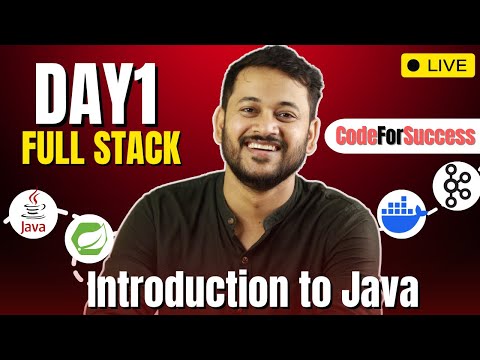 Day 1 Live Class Java Full Stack Class | Spark 2.0