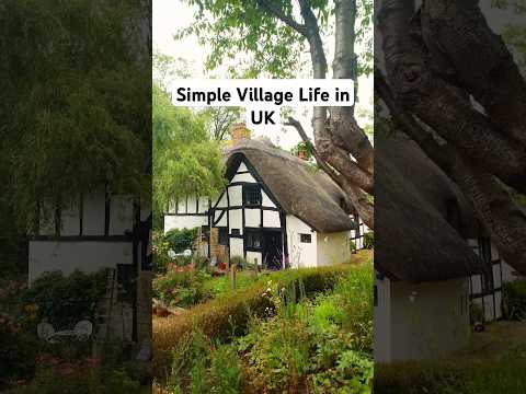 Simple Village Life in UK English Countryside Cotswolds