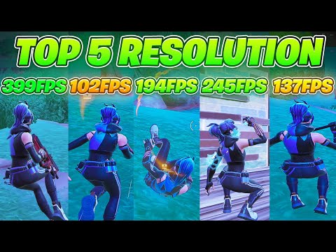 TOP 5 *NEW* Stretched Resolutions in Fortnite Chapter 6! ✅ (How To Get A Stretched Resolution)