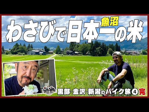 わさびで日本一の米を食べる！魚沼の里／黒部・金沢・新潟のバイク旅④完【わさびチャンネル328】【ZZ'izuバイク旅】