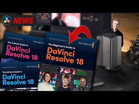 New Davinci Resolve 18 FULL training guide, Price Cuts & More! The Roundup #1