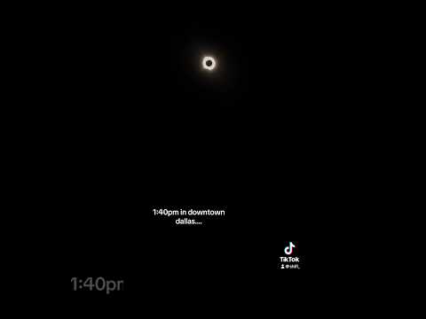 Solar Eclipse in Dallas, TX on 4/8/24 at 1:40pm