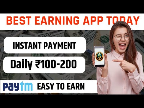 New best earning app 2023 instant payment paytm Earn money online...