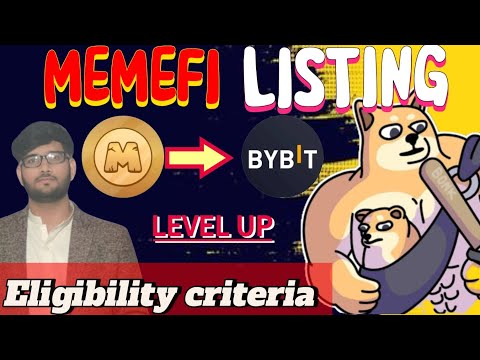 Memefi listing || Eligibility criteria || BYBIT ❌ #memefi #airdrop #listing #distribution