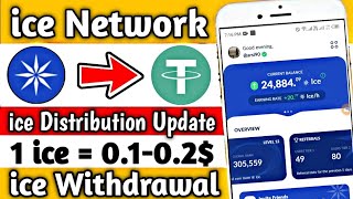 ice Network New Update || ice Network Distribution Update || ice Network Mining #iceairdrop #btc