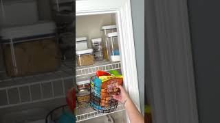 Small Pantry Organization Ideas -Organize and Restock My Pantry - Declutter and Organize Pantry