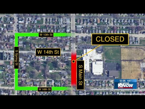 Portion of Main Street in Mishawaka closed for emergency repairs