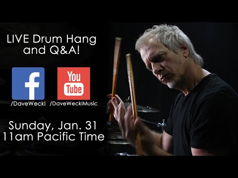 Dave Weckl LIVE WEEKEND HANG/Q&A