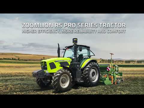 Just look at our comfortable and easy handling Zoomlion RS series tractor🚜