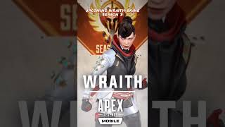 Upcoming Wraith skins in Apex Legends Mobile #shorts #apexleaks #apexlegends