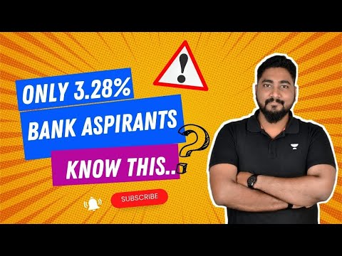 Only 3 28% of Bank Aspirants Know These Secret Study Techniques 🔥Tips for SBI PO By Kaushik Mohanty