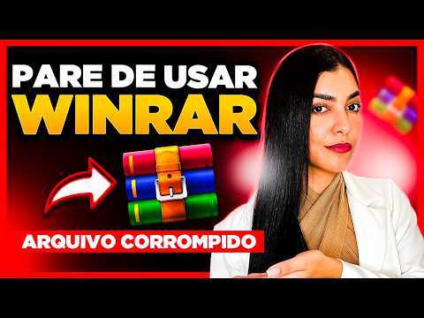 2 Maneiras de Como DESCOMPACTAR Arquivos sem o Winrar [Resolver winrar corrompido]