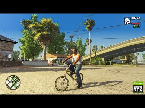 GTA San Andreas Remastered on RTX 3090 Ti 'First Mission' Gameplay - Ultra Realistic Graphics