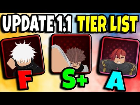 Update 1.1 Tier List | Anime Vanguards