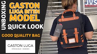 Gaston Luga Bitten Backpack Unboxing and Quick Look - English | Travel Buddy |