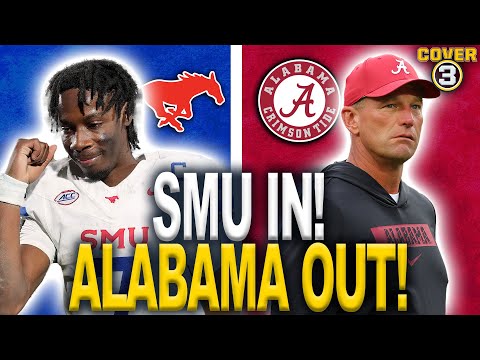 College Football Playoff Bracket: Alabama Out, SMU In! | Cover 3 College Football