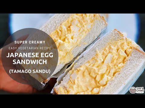 EXTRA CREAMY Japanese Egg Sandwich (4 Ingredients)