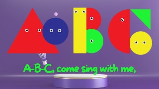 ABC, 123, Shapes with Me! Song 6 - fun and simple song for kids alphabet, numbers, and shapes.