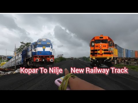 Kopar To Nilje New Railways Track work Start