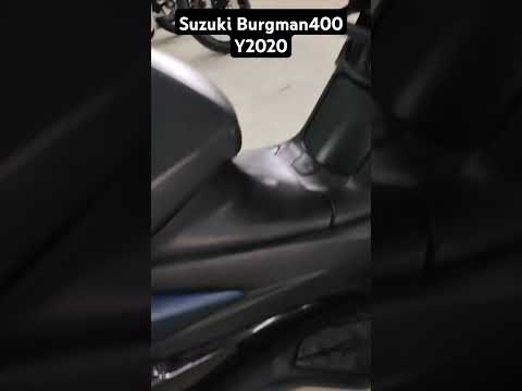 #Susuki #Burgman400 ปี 2020 น้ำเงินเลขไมล์เพียง 12,*** Km.แท้