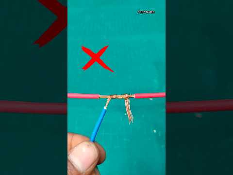 Wire Joint- Tricks for Perfect Connection #shorts