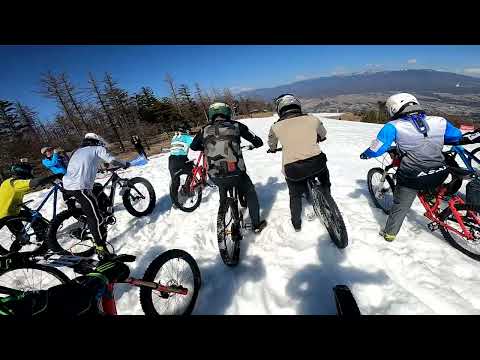 「Japanese Megavalanche？？」snow downhill Fujimi Panorama MTB Park/富士見パノラマ SNOWRIDEFEST 雪上ダウンヒルレース