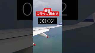 A350の爆音フラップがやばい #shorts #飛行機