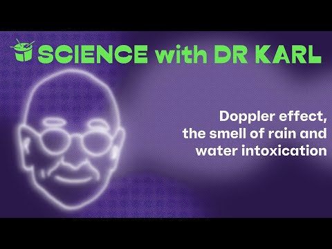 Doppler effect, the smell of rain and water intoxication