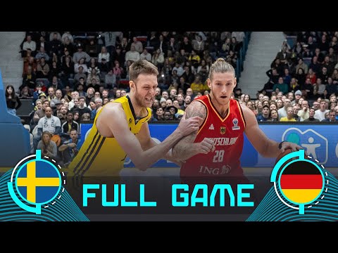 Sweden v Germany | Full Basketball Game | FIBA EuroBasket 2025 Qualifiers