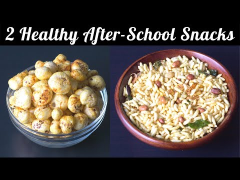 2 Healthy Evening Snacks | Quick and Easy After School Snacks for Kids | 5 Minute Snack Recipes