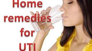 Home remedies for urinary tract infection or UTI (urine infection)