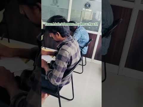 Exam Mode @ Deeppan Academy - Day 13