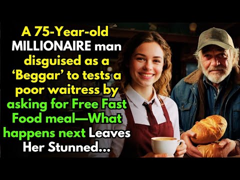 A Millionaire disguised as a ‘Beggar’ to Test a Poor Waitress—What She Did Changes Her Life Forever…