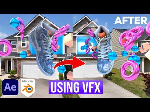 How To Create CGI Ads Using VFX in Blender | Blender VFX Tutorial