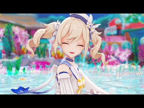 【원신MMD】ウミユリ海底譚(갯나리 해저담)/Barbara